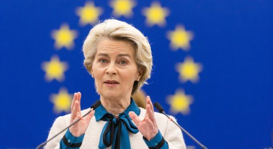 Union europeenne Von der Leyen souligne que lUE doit
