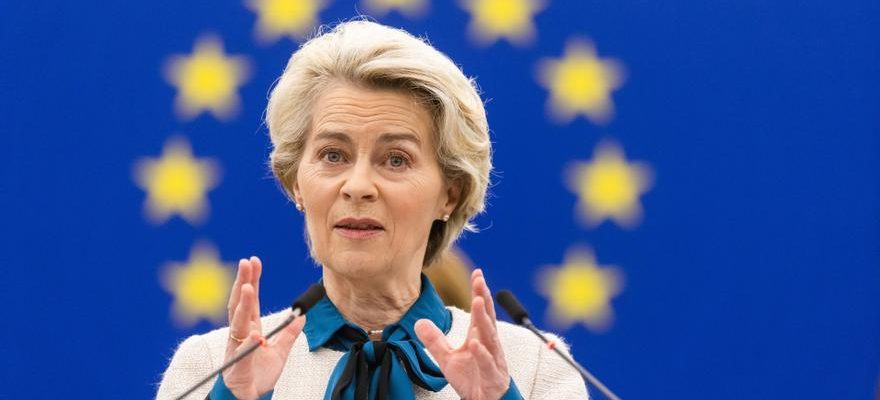 Union europeenne Von der Leyen souligne que lUE doit