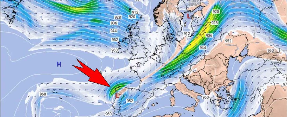 le froid et la pluie arrivent en Espagne avec risque