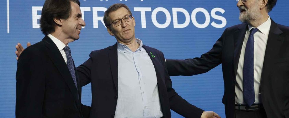 Aznar et Rajoy soutiendront Feijoo lors de levenement du 24