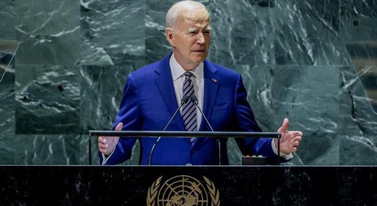 Biden assure a lONU quaucun pays ne sera en securite