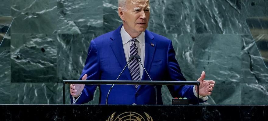 Biden assure a lONU quaucun pays ne sera en securite
