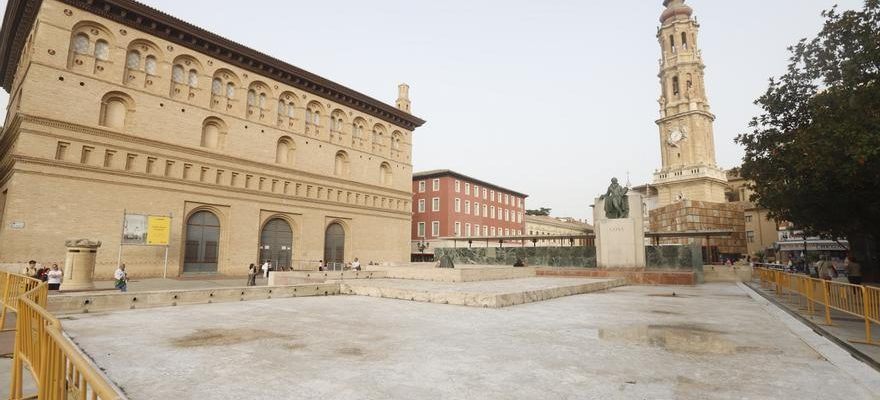 Fontaines de la Plaza del Pilar a Saragosse