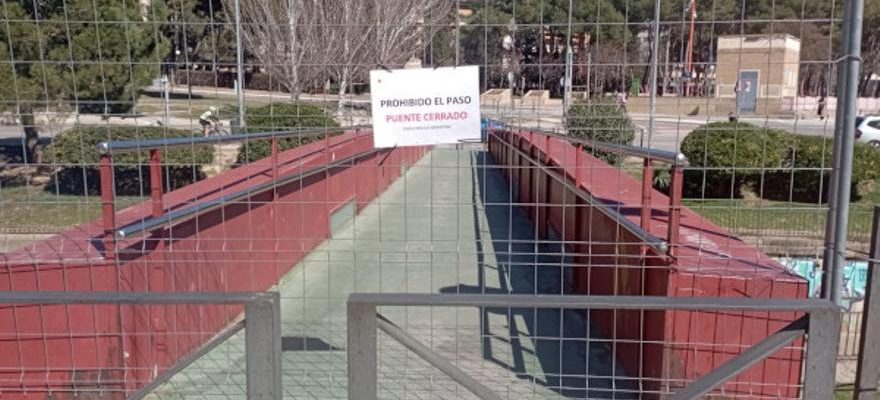 Huesca va rehabiliter la passerelle sur la riviere Isuela
