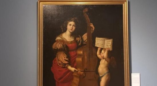 Le Musee de Huesca expose une toile de Sainte Cecile