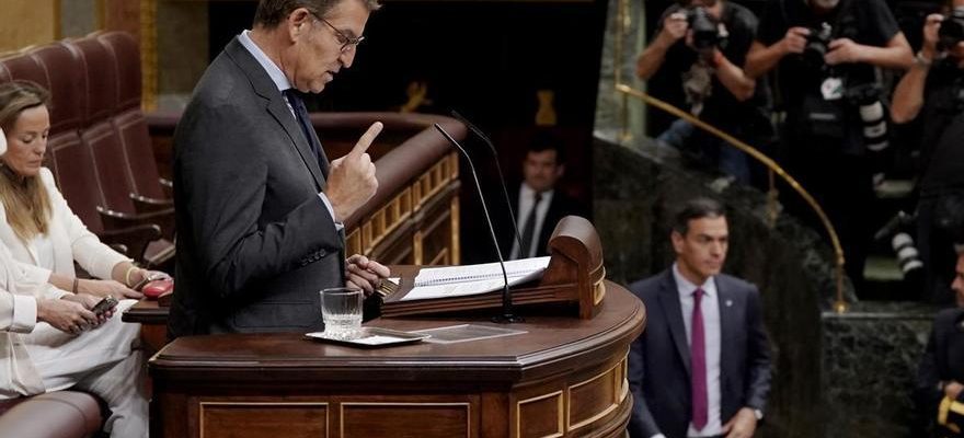 Le PSOE accuse Feijoo davoir utilise le roi