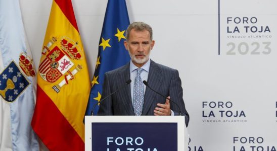 Le Roi inaugure le Forum La Toja 2023 a Pontevedra