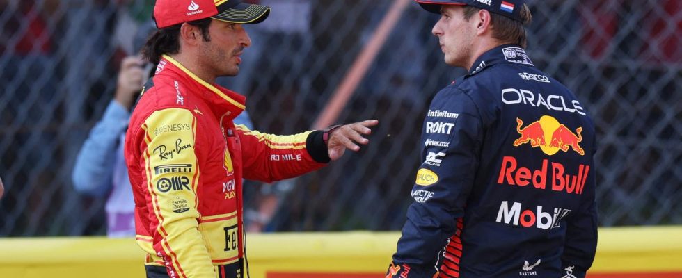 Le poleman Sainz espere pouvoir battre Verstappen a Monza