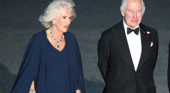 Lelegante robe Dior de la reine Camilla pour rendre hommage