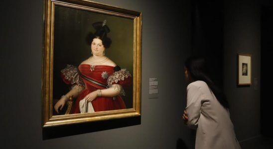 Les portraits du Musee du Prado sont temporairement installes au