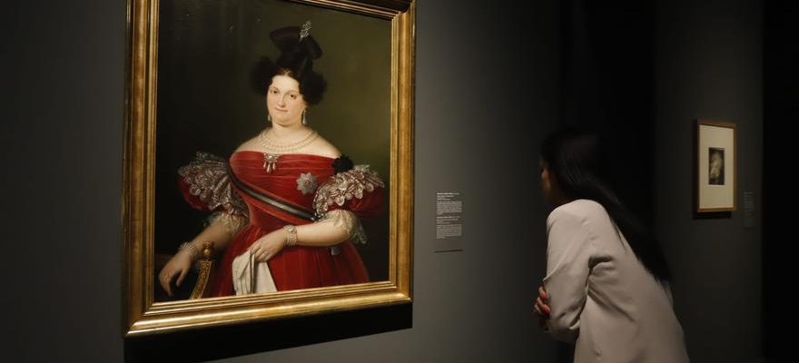 Les portraits du Musee du Prado sont temporairement installes au