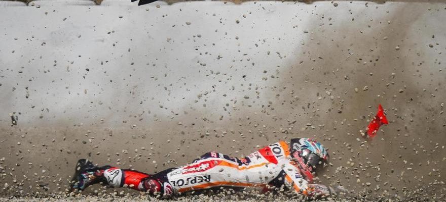 Marquez subit sa 20e chute au Japon lors dune autre