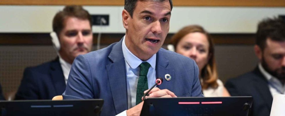 Pedro Sanchez apparait depuis lONU en direct