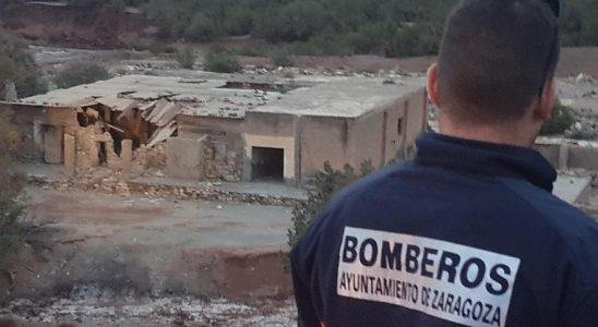 Tremblement de terre au Maroc Les pompiers de Saragosse