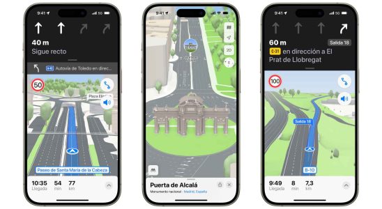 Apple Maps arrive a Madrid et Barcelone avec plus de