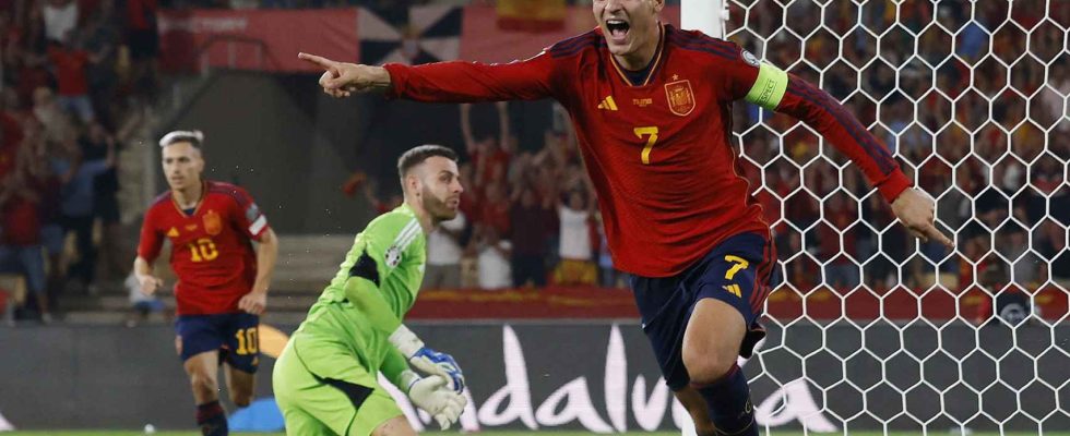 Espagne 2 0 Ecosse Morata mene la victoire de lEspagne