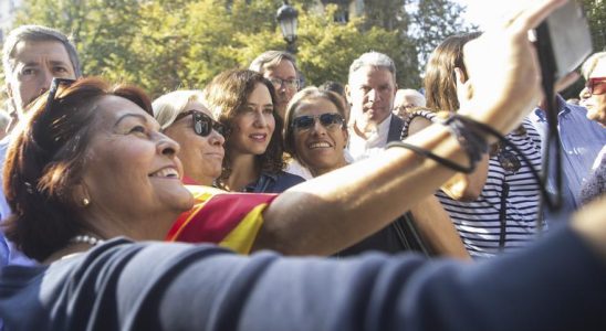 Images de la manifestation contre lamnistie a Barcelone