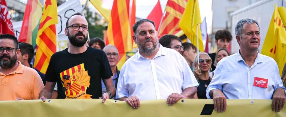 Junqueras se rend a Valence pour protester contre PP et