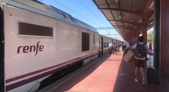 La circulation des trains a grande vitesse entre Madrid et