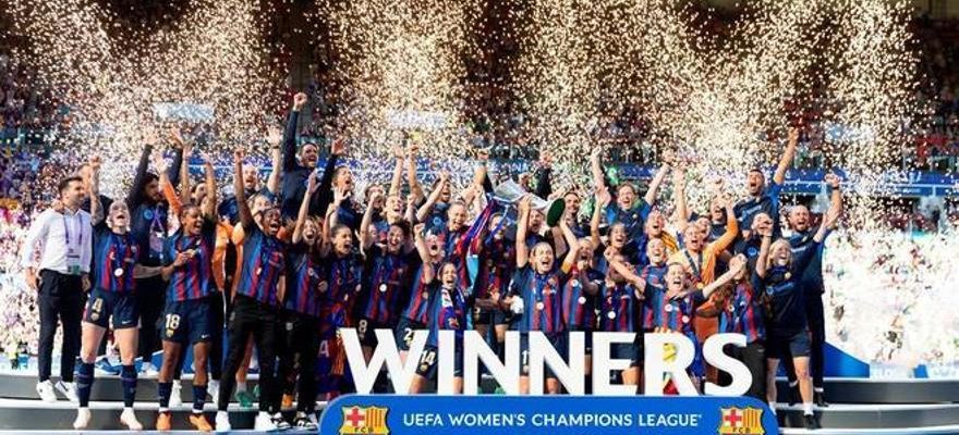 Le Barca feminin meilleur club de lannee