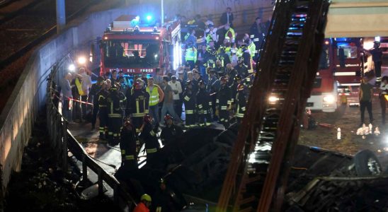 Le bus accidente a Venise transportait des touristes vers un