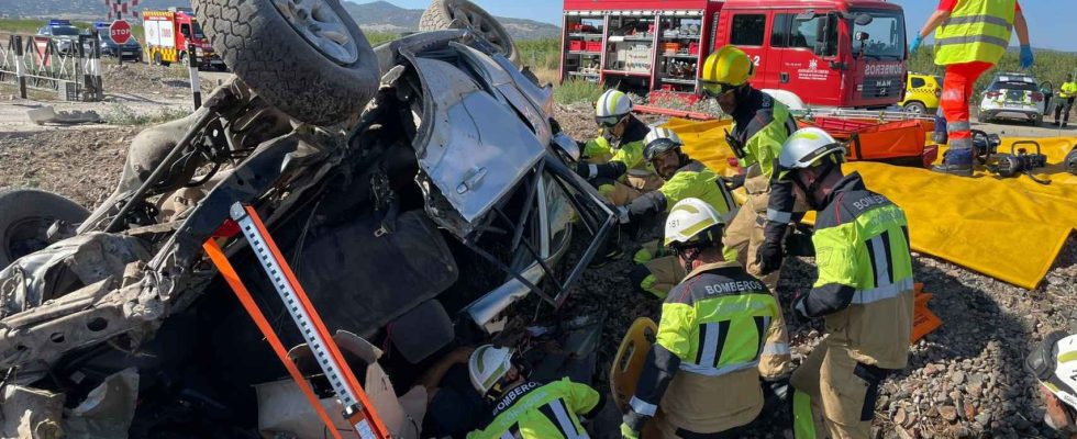 Le train dans lequel Alvaro Prieto a ete retrouve a