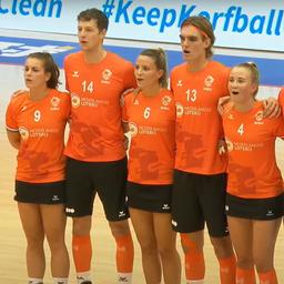 Les joueurs de korfball neerlandais remportent leur onzieme titre mondial