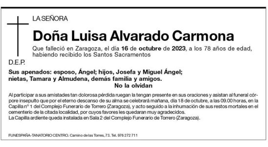 Luisa Alvarado Carmona