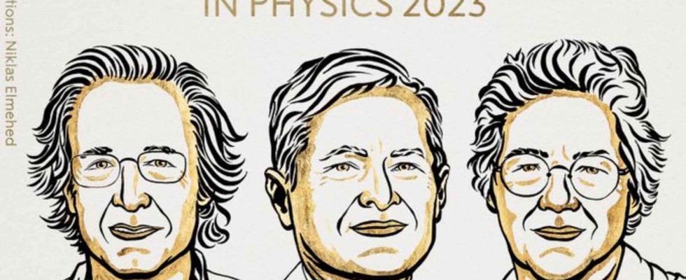 Prix ​​Nobel de physique a Krausz LHuillier et Agostini pour