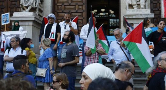 Rassemblement pour la Palestine a Saragosse Cest de