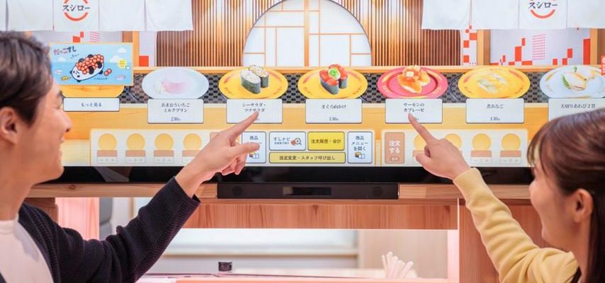 Tapis roulant numerique pour empecher la terreur du sushi