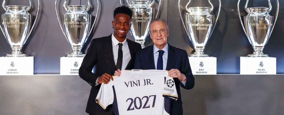 Vinicius Jr renouvelle son contrat avec le Real Madrid jusquen