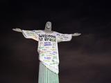 Christusbeeld in Rio de Janeiro verwelkomt Taylor Swift met T-shirt