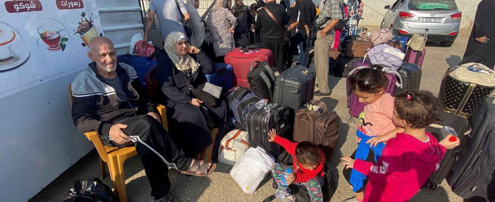 Accord Israel Hamas pour evacuer les Palestiniens ayant la double nationalite