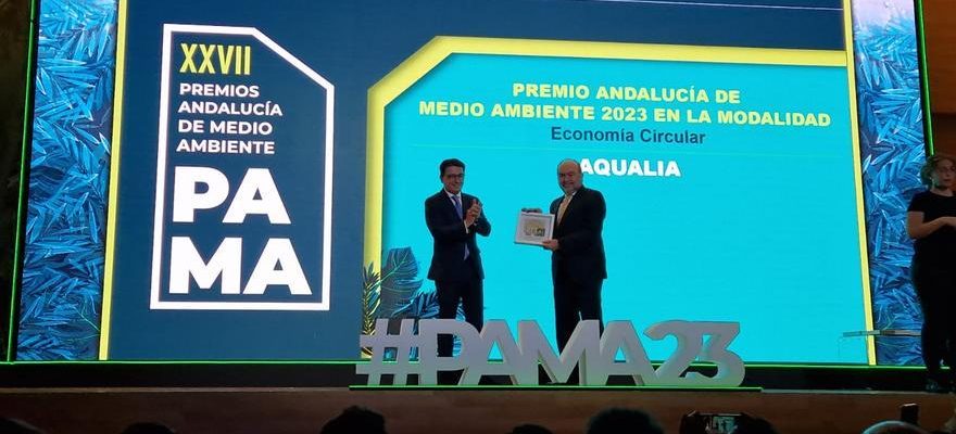 Aqualia recompensee par la Junta de Andalucia pour sa contribution