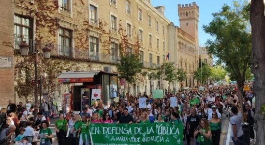 Des milliers de personnes defilent a Seville et a Malaga
