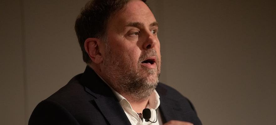 En direct Conference de presse dOriol Junqueras apres laccord