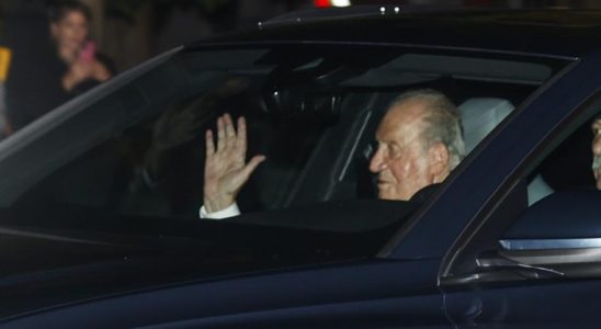 Juan Carlos Ier assiste a la fete de famille pour