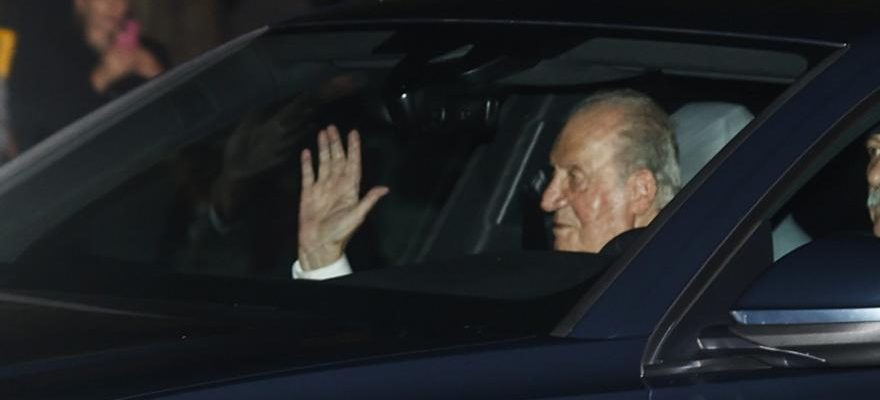 Juan Carlos Ier assiste a la fete de famille pour