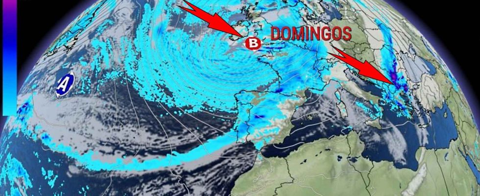 La tempete Domingos arrive en Espagne apres