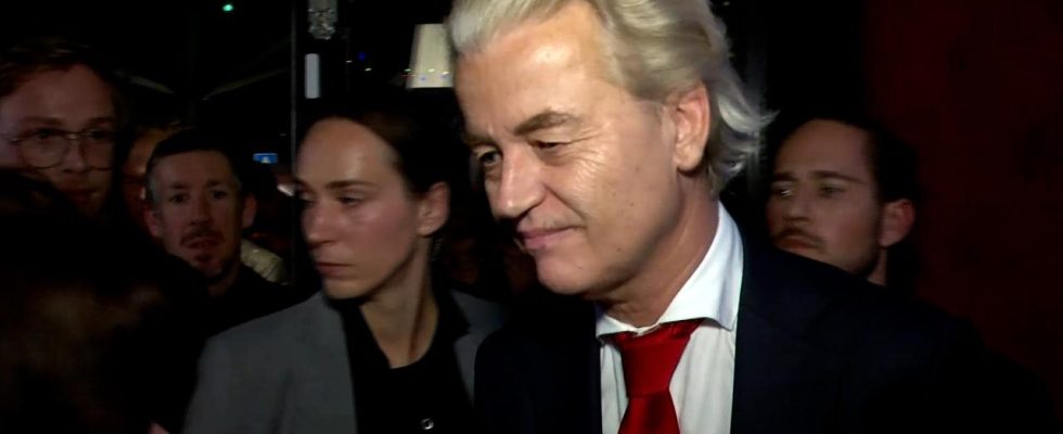 Le PVV remporte les elections mais le cabinet Wilders Ier
