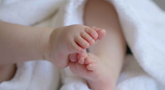 Le premier bebe en Europe porte par deux femmes nait