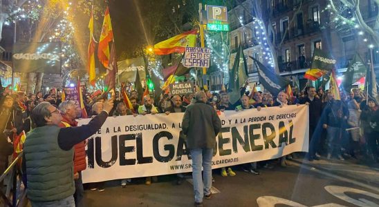 Le syndicat Vox nen mobilise que quelques centaines a Madrid