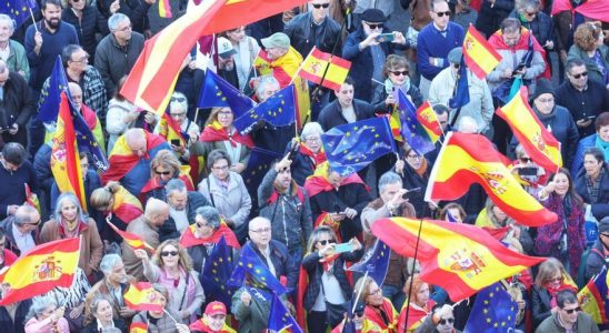 Les images de la manifestation contre lamnistie a Madrid