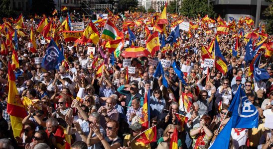 Manifestations contre lamnistie a Madrid et dans le reste de