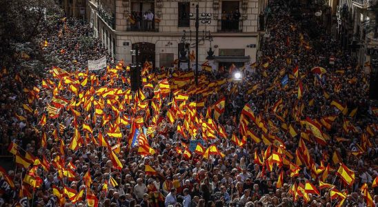 Manifestations contre lamnistie en Espagne ce dimanche 12 novembre