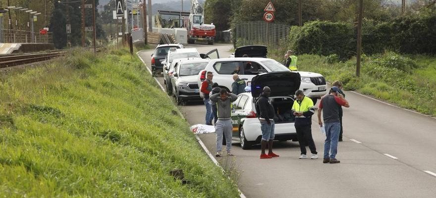 Un homme meurt heurte par un train a Gijon