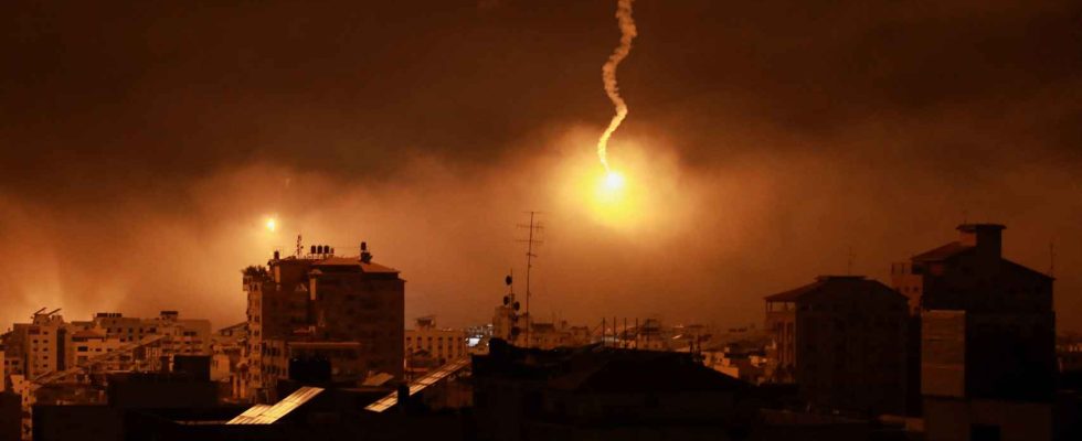 premier raid israelien sur la ville de Gaza alors quil