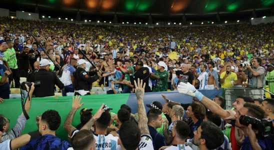 violente bagarre entre les supporters et la police Messi