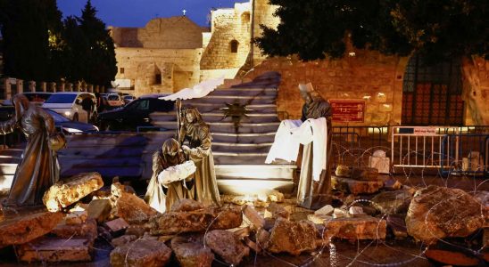 Bethleem se prepare pour le reveillon de Noel alors que